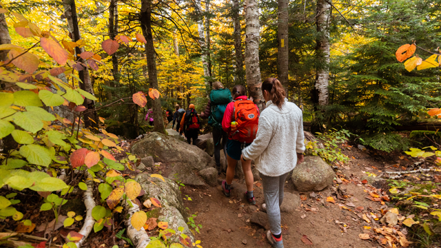 People hiking Mt. Moosilauke